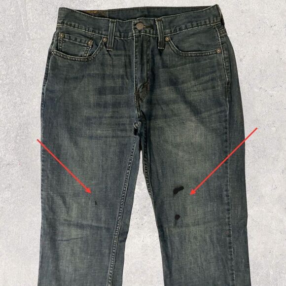 Men’s 514 Levi’s Blue Jeans - Size 30/32 - Picture 2 of 5